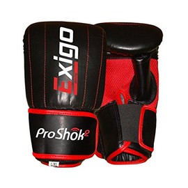 Exigo Boxing Club Leather Bag Mitts, Size- L/XL