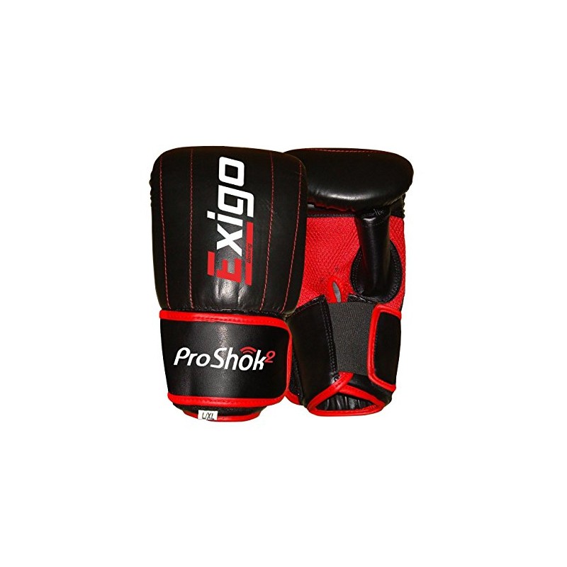 Exigo Boxing Club Leather Bag Mitts, Size- L/XL