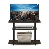 Furinno Turn-N-Tube No Tools 3-Tier Entertainment Center TV Stand for