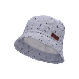 Sterntaler Unisex Children's Fishing Hat Anchor Children's Hat, smoke Grey