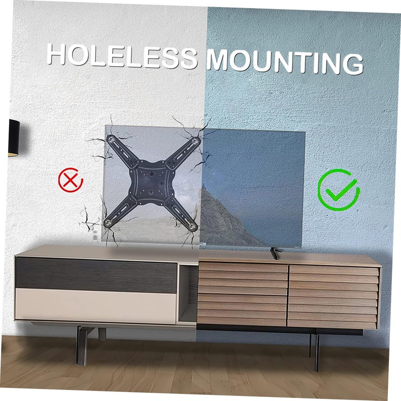 MERRYHAPY 2pcs Tv Mount Stand Mounting Brackets Tabletop Holder for