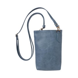 Salisty Shoulder Pouch, Smartphone Pouch, Shoulder Bag, Adjustable Length, Crossbody Hanging, Lightweight, dusty blue