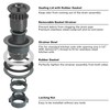 Zeesink Black Kitchen Sink Drain Assembly,Black Sink Strainer with Removable