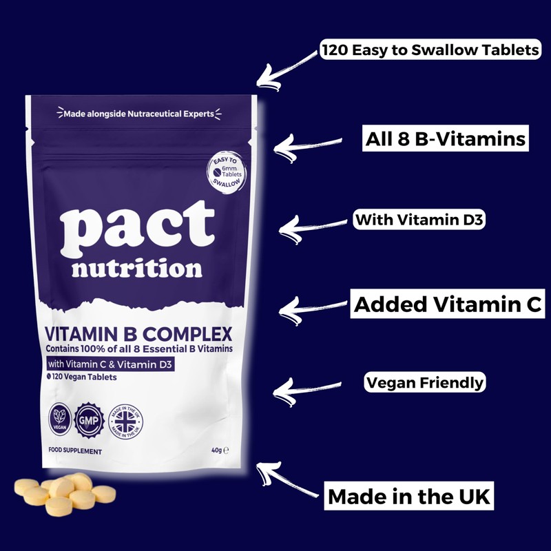 Vitamin B Complex High Strength - with Vitamin D3 &