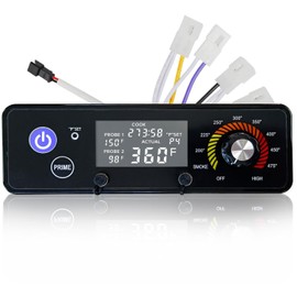 Upgraded Digital W/LCD Display Control Board Replacement Parts AC03P9, PB1100PS1-A003 for Pit Boss Pellet Grill Smokers PB440D2/PB1150G/PB850G/PB550G/PB820/Pro1100 Controller