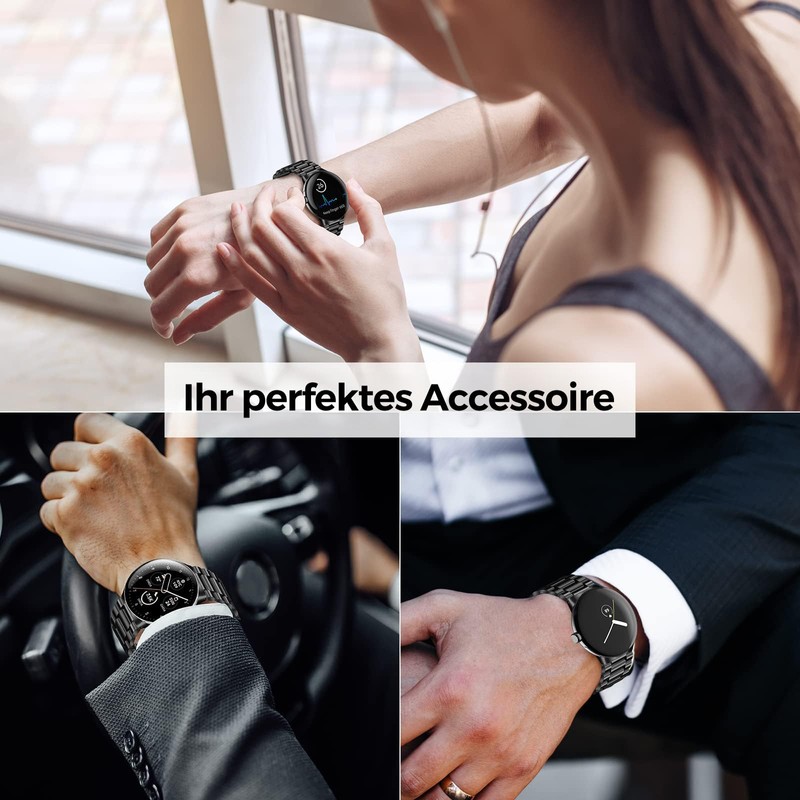 Synsing Titanium Metal Strap Compatible with Pixel Watch 3 41
