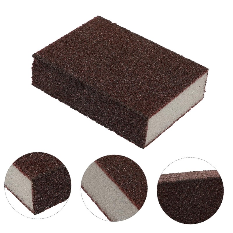 Hohopeti 5pcs Diamond Cleaning Brush Scrub Sponge for Kitchen Household