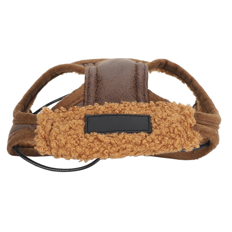 Dog Aviation Hat Soft Warm Adjustable Rope Retro Fashionable Pet
