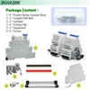 (8 Pcs) 24V Relay Din Rail; Miniature Power Relay; Silm;