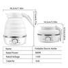 RAREONES 0.6L Foldable Travel Kettle | Portable Electric Tea Kettle