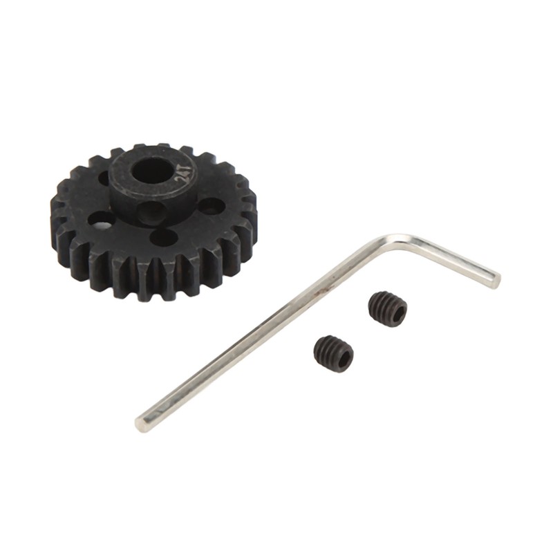 24T Pinion Gear Mod 1 5mm Shaft with Screws Wrench