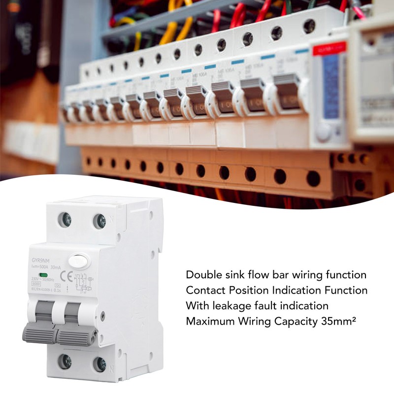 Residual Current Operated Circuit Breaker 1P+N 40A 30mA MCB Protection
