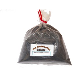 Fundamental Rockhound Products: 5 lb 150/220 Medium Rock Tumbling Grit polishing Silicon Carbide 150 220