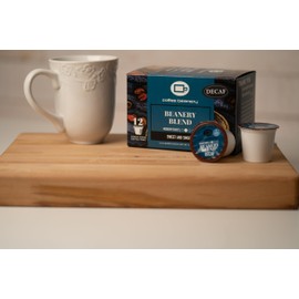 Decaf Beanery Blend Single Serve Coffee Pods | 12ct | SWP Decaf Coffee | 100% Specialty Arabica Coffee