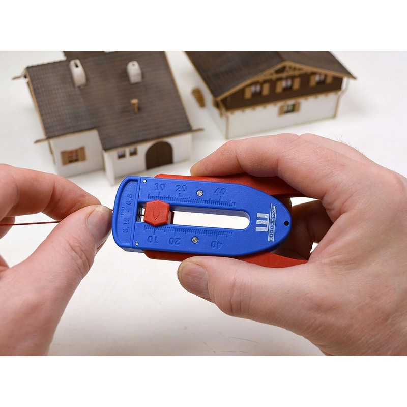 WEICON Precision Wire Stripper S, Stripping Tool for fine Wires/Conductors,