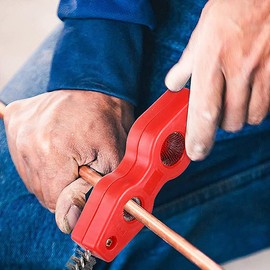 RUIAN 4-in-1 Copper Pipe Cleaner Tubing Brush Cleans Plumber Brush Cleaner Tool for Plumbing Installation Soldering Brazing