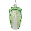Cody Foster Romaine Lettuce Glass Ornament 4 1/4 inches