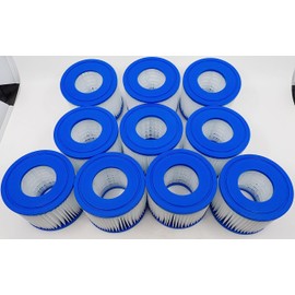TRAVERSE CREEK INCORPORATED 10 Pack Replacement SPA HOT TUB Filter FITS BESTWAY Coleman SALUSPA Type VI