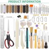65 Pcs Book Binding Kits Book Binding Materials Bone Folder