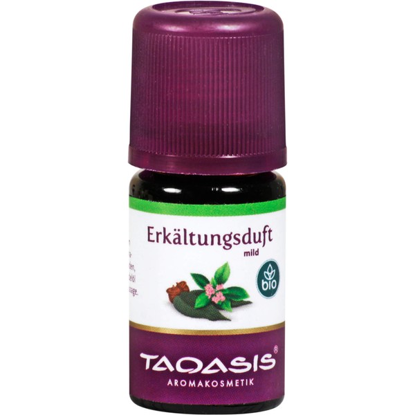 TAOASIS Erkältungsduft mild bio, 5 ml Etheric oil