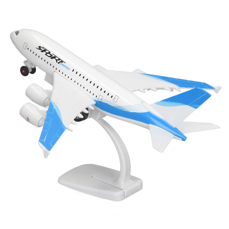 Alloy Airplane Model Aircraft Model 5 Lights Passenger Jet Toy