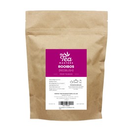 The Tea Masters Prism Teabags - 50 Pcs Premium Rooibos Tea Bags - Redbush Tea Bags with 100% Real Tea Leaves - Richly Flavoured Loose Tea Bags Perfect for Every Teatime