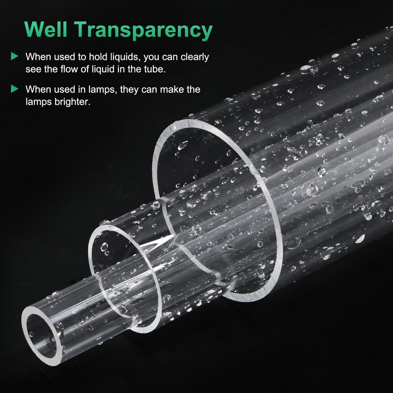 M METERXITY Clear Plastic Tubing 13 mm [0.51"] Inner Diameter