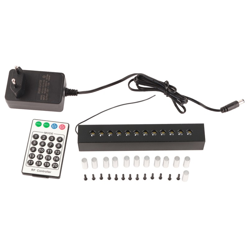 Fiber Optic Lights Kit 12 Holes 6W White Light Meteor