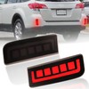 Vektoris 1Pair LED Rear Bumper Reflector Light for Subaru Outback