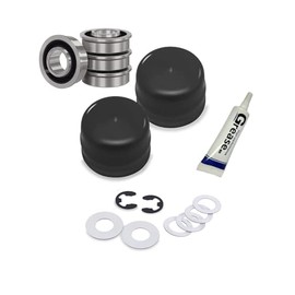 532124959 9040H Front Wheel Bushing to Bearing Conversion Kit,Compatible with Craftsman, Poulan, Husqvarna, Jonsered 532009040, 532124959, 91334