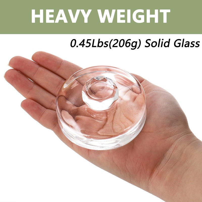 YOUEON 9 Pack Fermentation Glass Weights with Easy Grip Handles