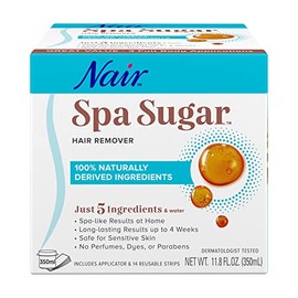 Nair Kit de depilación de cera de azúcar para spa, contenedor de 11.8 onzas
