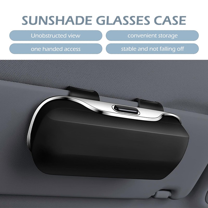 1 PC Sunglass Holder for Car Visor Clip, Visor Sunglass