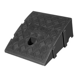 Ipetboom Outdoor Loading Ramp Threshold Ramp Pad 25x27x11in for Wheelchair Sturdy Abrasion-Resistant