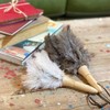 Dulton Dust Duster Mini White Feather Duster (Length 8.1 inches