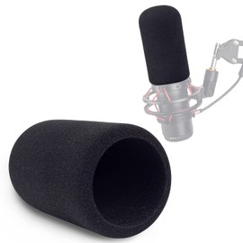 YOUSHARES HyperX QuadCast Pop Screen - Microphone Pop Filter Foam Professional Microphone Wind Protection Sound Insulation Compatible with HyperX QuadCast S Mic