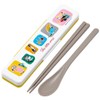 Skater CCS3SAAG-A Llttle ones Moomin Chopsticks & Spoon Set, Antibacterial,
