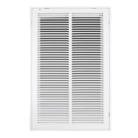 Howeall 14"W x 24"H [Duct Opening Size] Steel Return Air Filter Grille - Removable Face/Door for 1 inch Filters -HVAC Vent Cover Grill - White [Outer Dimensions: 16 5/8"W X 26 5/8"H]