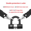 AKM Anti-Theft 10KS 5.3ft/160cm x 3/8" Thick Motorcycle Chain Lock