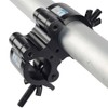 Sarknoah.Black Aluminum Pro Swivel Dual Coupler Clamp.Fits 2″ Tube 1100LB