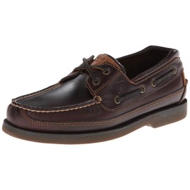 Sperry Mens Mako 2-Eye Boat Shoe, Amaretto, 8.5 Wide