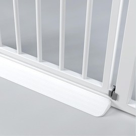 Support Feet for Baby Gate Plastic Triangle Pet Gate Reinforcement Accessories Suitable for Baby Gate for Stairs/Hallway/Doorways Avoid Tripping Easily Walk Through