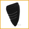 Partuto Black Zipper Closure Gear Shift Knob Cover for Auto