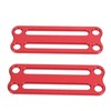 2PCS Weight Belt Keeper Aluminum Alloy 4 Hole Lightweight Dive
