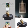 HOFUY 2-Pack Wireless LED Spotlight Battery Operated Picture Lights, Puck