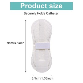 Catheter Stabilization Device,Feeding Tube Holder,Self Adhesive Catheter Holder Patch Dressing (20 Pack)