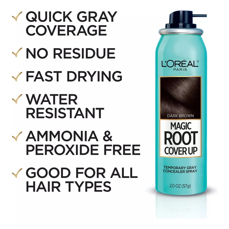 L'Oréal Paris L'oreal. Tinte Cubre Raices. Color Cafe Oscuro. Paquete