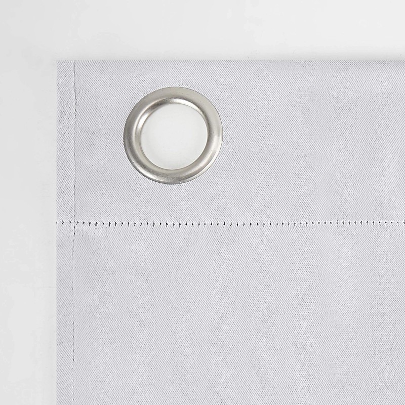 Sun Zero Riley White Blackout Curtain Panel 40 x 84