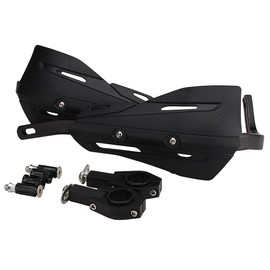 Hand Guards Dirt Bike Handguards Upgrade Black Aluminum Brush Bar Universal Motorcycle Hand Guard Bark Busters for ATV Quad CR CRF YZF KXF RMZ BSE Motocross Pit Bike Racing KAYO (Black)