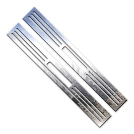 Elite Auto Chrome Steel Door Sill w/Tread Cutouts fits Ford Thunderbird 2002-06